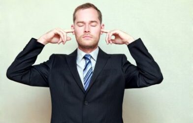 Listen when you do not want to hear